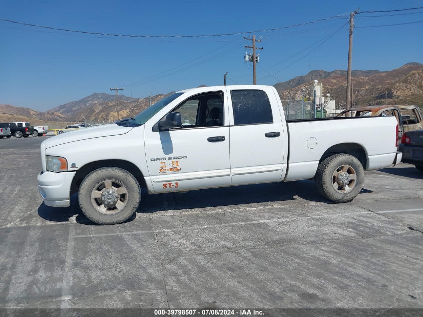 2005 Dodge Ram 2500 Slt/Laramie VIN: 3D7KR28C65G738886 Lot: 39798507