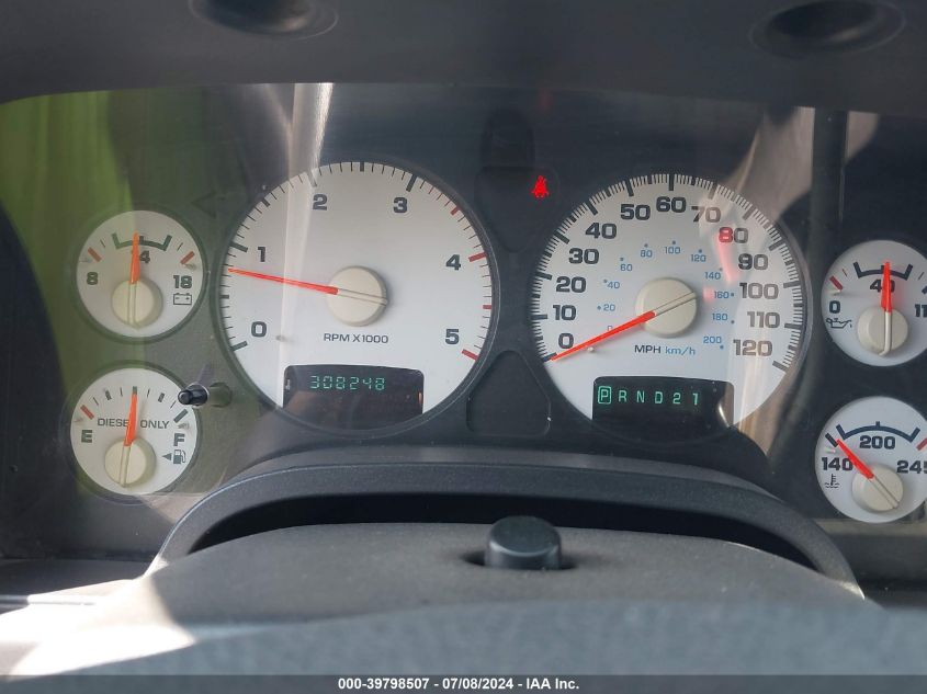 2005 Dodge Ram 2500 Slt/Laramie VIN: 3D7KR28C65G738886 Lot: 39798507