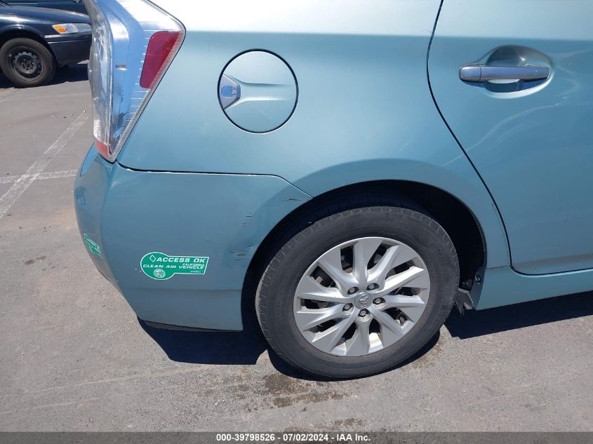 2013 Toyota Prius Plug-In VIN: JTDKN3DP3D3047336 Lot: 39798526
