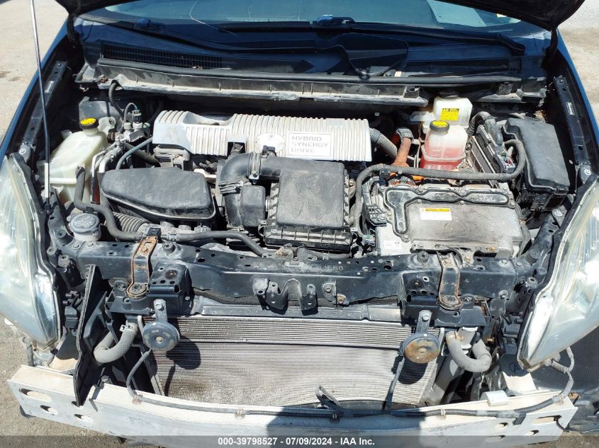 2011 Toyota Prius Two VIN: JTDKN3DU1B0288817 Lot: 39798527