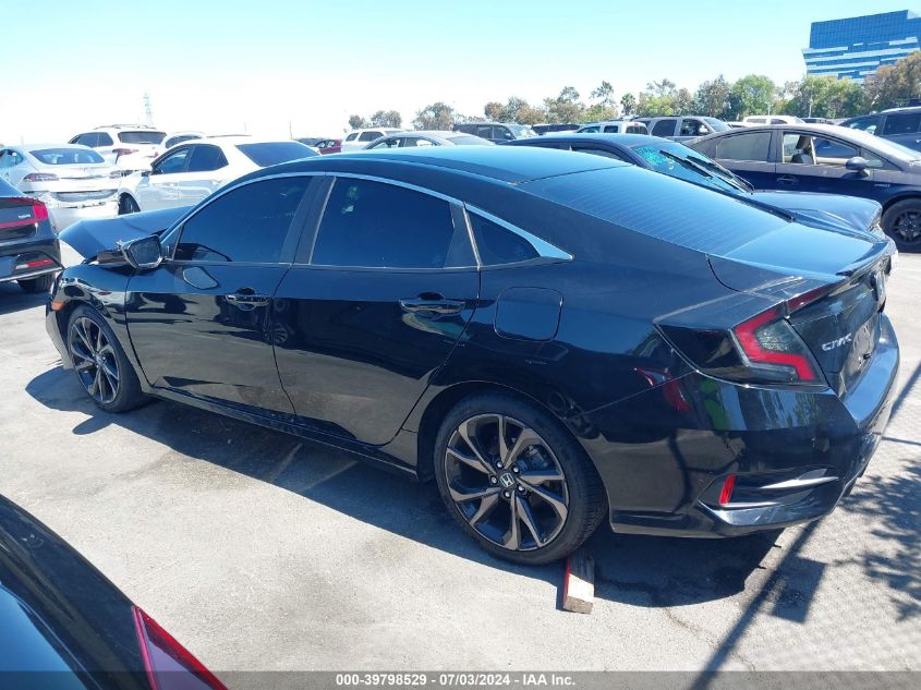 2020 Honda Civic Sport VIN: 19XFC2F89LE210215 Lot: 39798529