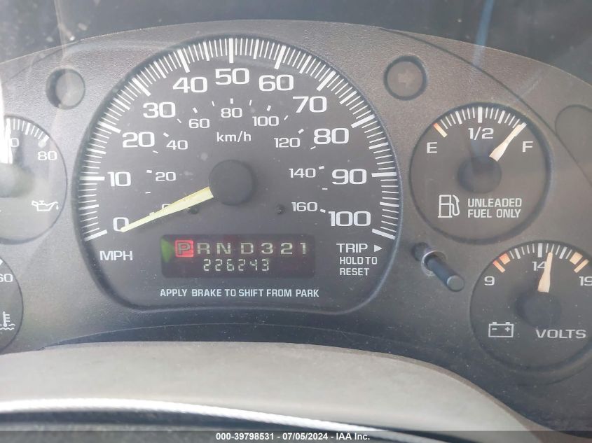 2000 GMC Safari Sl VIN: 1GKDM19W2YB531000 Lot: 39798531