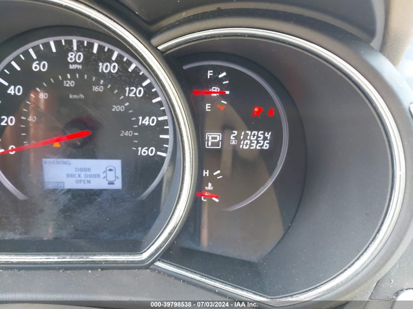 2011 Nissan Murano Sl VIN: JN8AZ1MU3BW058394 Lot: 39798538