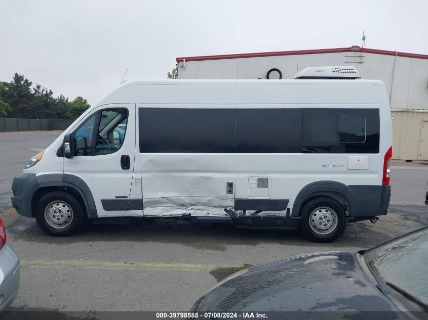 2017 Ram Promaster 2500 2500 High VIN: 3C6TRVDG7HE534954 Lot: 39798585