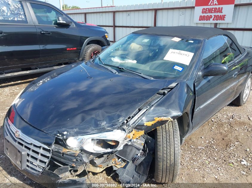 2004 Chrysler Sebring Limited VIN: 1C3EL65R54N347120 Lot: 39798592