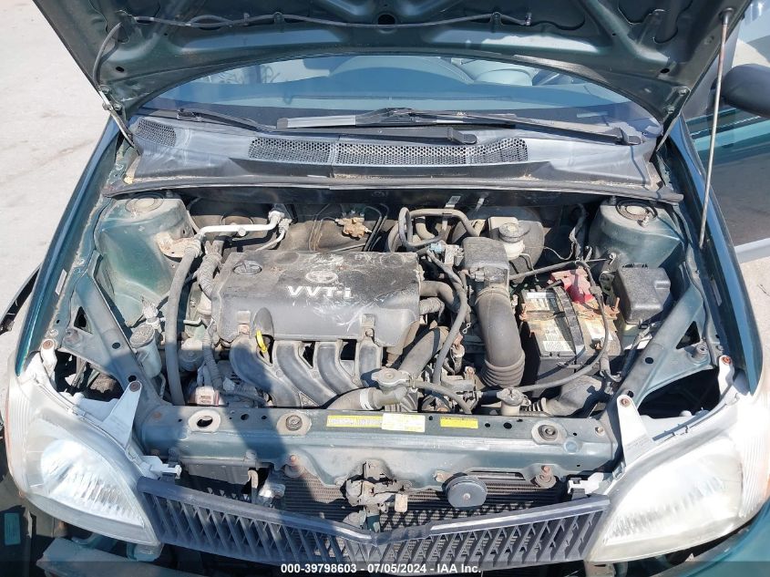 2000 Toyota Echo VIN: JTDBT1236Y0084222 Lot: 39798603