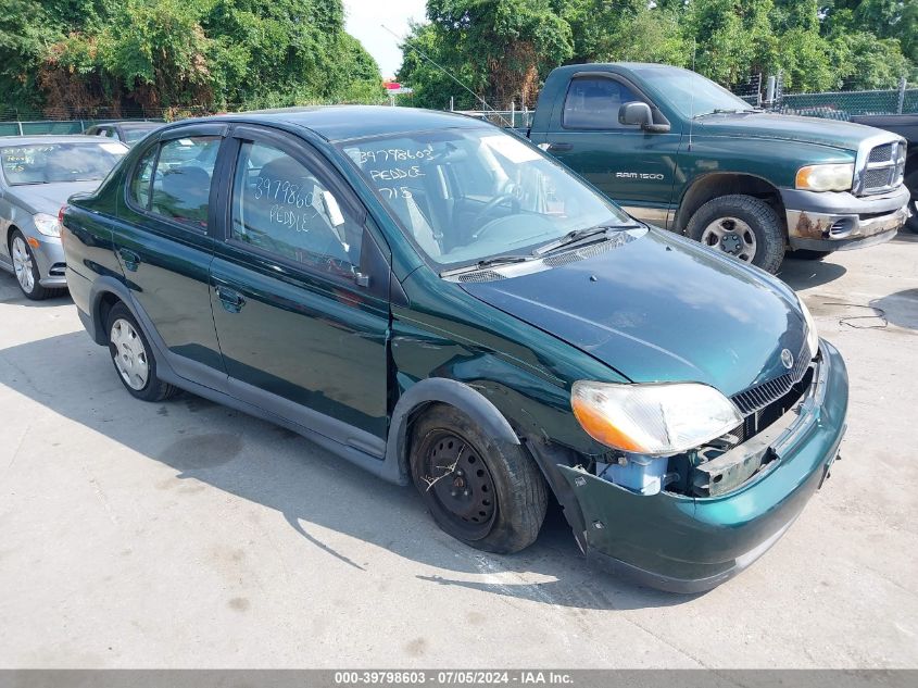 2000 Toyota Echo VIN: JTDBT1236Y0084222 Lot: 39798603