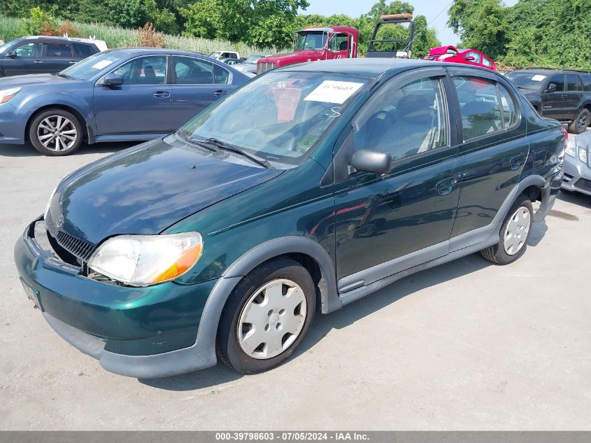 2000 Toyota Echo VIN: JTDBT1236Y0084222 Lot: 39798603