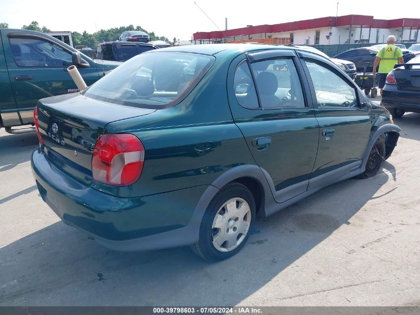 2000 Toyota Echo VIN: JTDBT1236Y0084222 Lot: 39798603