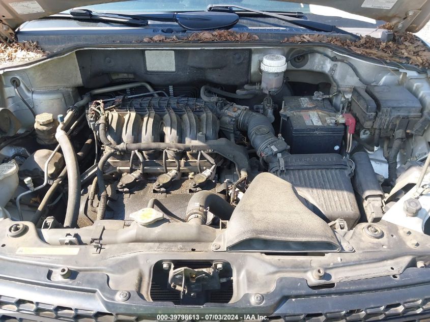 2010 Mitsubishi Endeavor Ls VIN: 4A4JM2AS8AE016075 Lot: 39798613