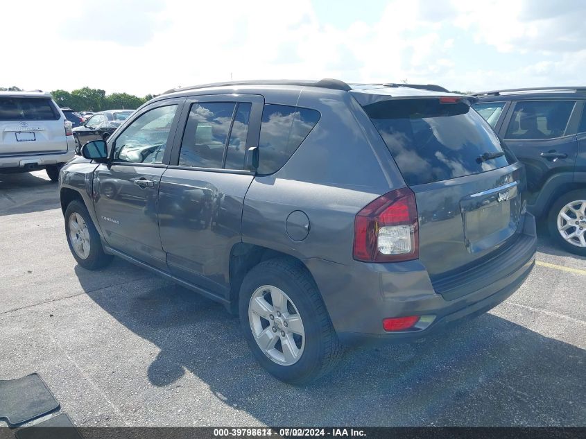 2017 Jeep Compass Latitude Fwd VIN: 1C4NJCEB4HD160479 Lot: 39798614