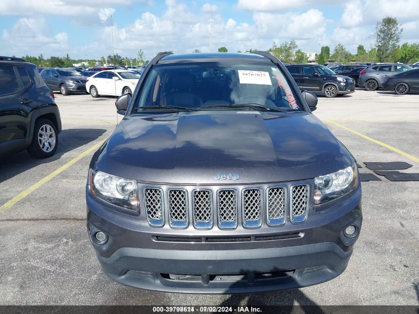 2017 Jeep Compass Latitude Fwd VIN: 1C4NJCEB4HD160479 Lot: 39798614