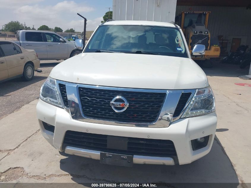 2018 Nissan Armada Sl VIN: JN8AY2ND9J9056976 Lot: 39798625