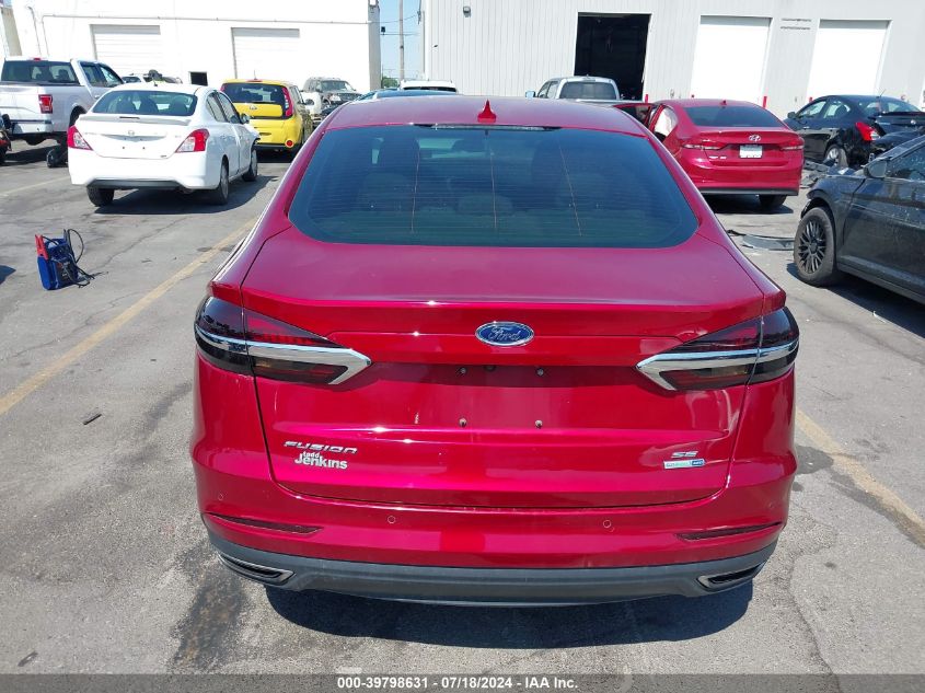 2019 Ford Fusion Se VIN: 3FA6P0T93KR232150 Lot: 39798631