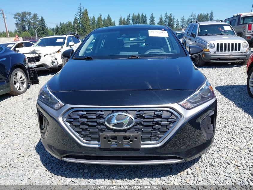 2022 Hyundai Ioniq Hybrid Blue VIN: KMHC65LC7NU270482 Lot: 39798642