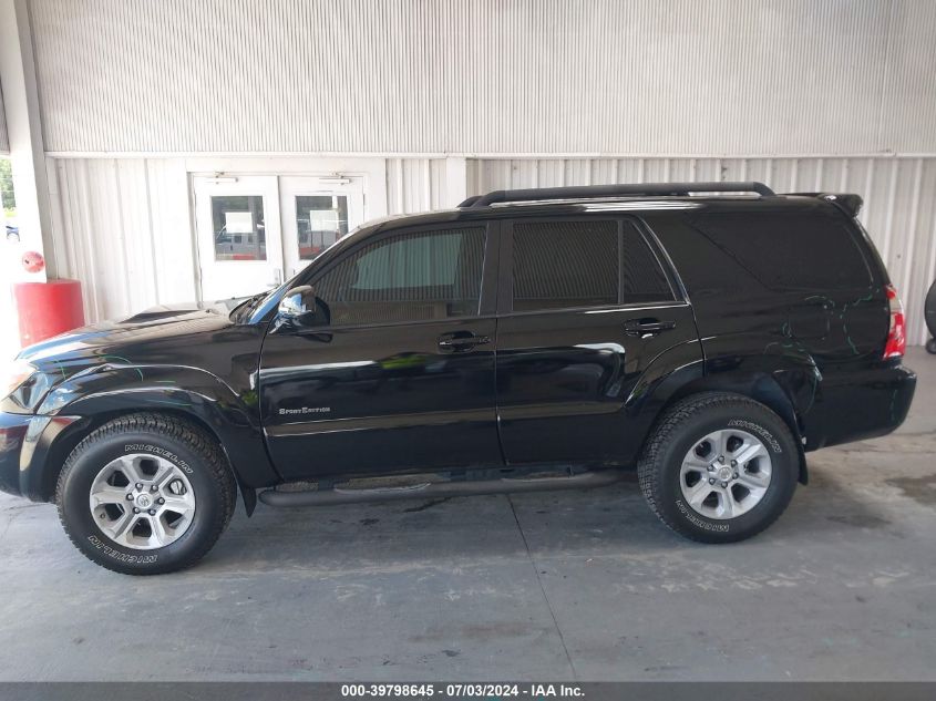 2007 Toyota 4Runner Sport V6 VIN: JTEZU14R078075766 Lot: 39798645
