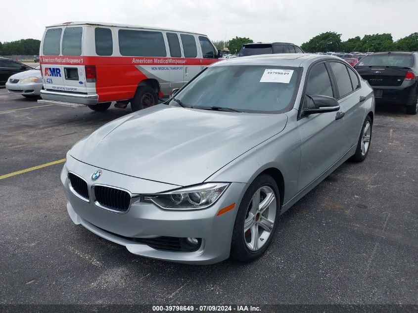 2014 BMW 335I VIN: WBA3A9C55EF477949 Lot: 39798649