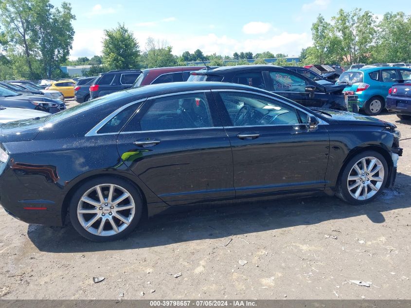 2016 Lincoln Mkz VIN: 3LN6L2J93GR609244 Lot: 39798657