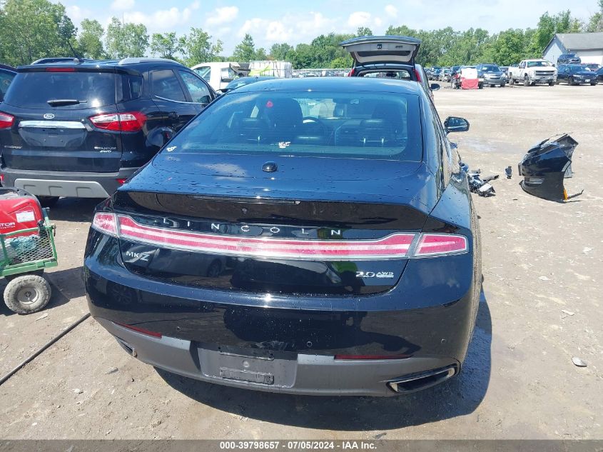 2016 Lincoln Mkz VIN: 3LN6L2J93GR609244 Lot: 39798657