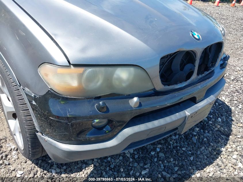 2004 BMW X5 3.0I VIN: 5UXFA135X4LU25054 Lot: 39798663