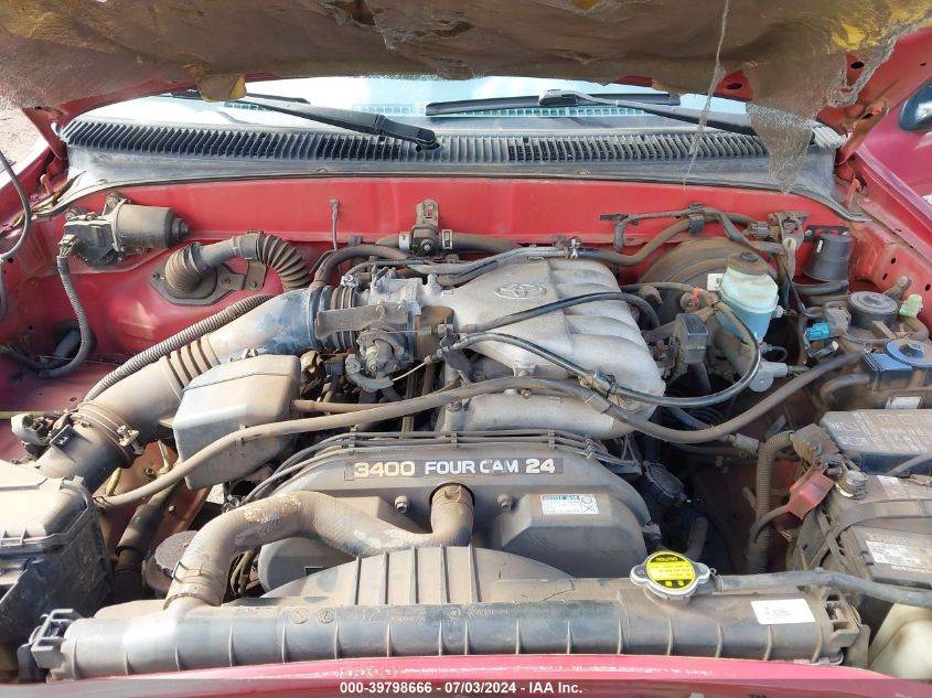 2000 Toyota Tacoma Prerunner V6 VIN: 4TASN92N2YZ608094 Lot: 39798666