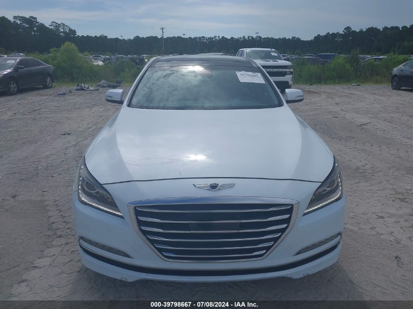 2017 Genesis G80 Premium/Ultimate VIN: KMHGN4JE2HU195357 Lot: 39798667