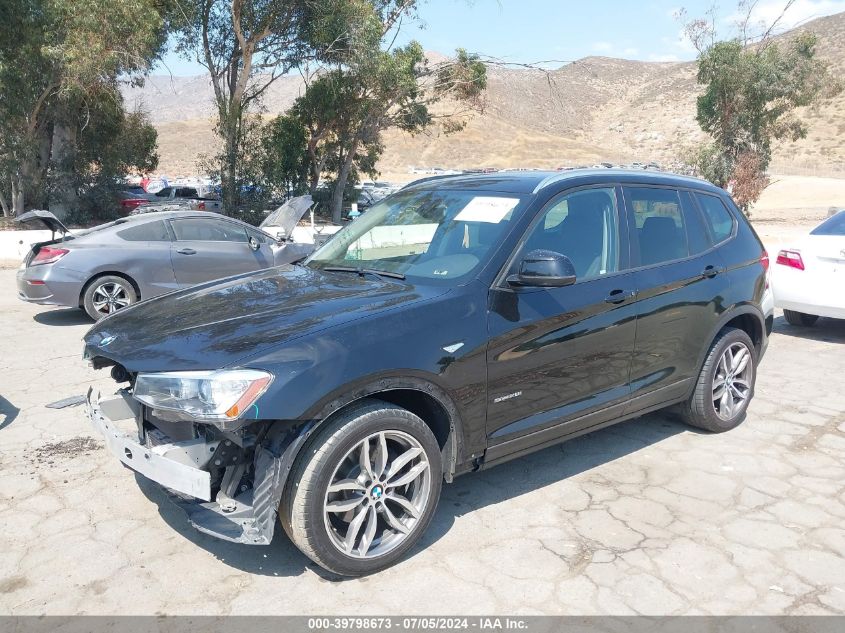 2017 BMW X3 Sdrive28I VIN: 5UXWZ7C51H0U46622 Lot: 39798673