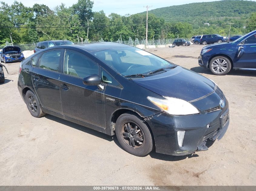 2012 Toyota Prius Two VIN: JTDKN3DU4C5467678 Lot: 39798678