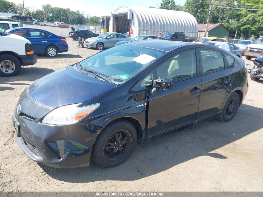 2012 Toyota Prius Two VIN: JTDKN3DU4C5467678 Lot: 39798678