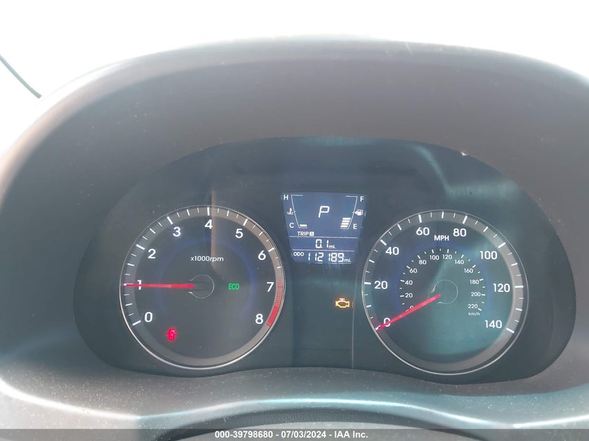 2012 Hyundai Accent Gls/Gs VIN: KMHCT4AE4CU229828 Lot: 39798680