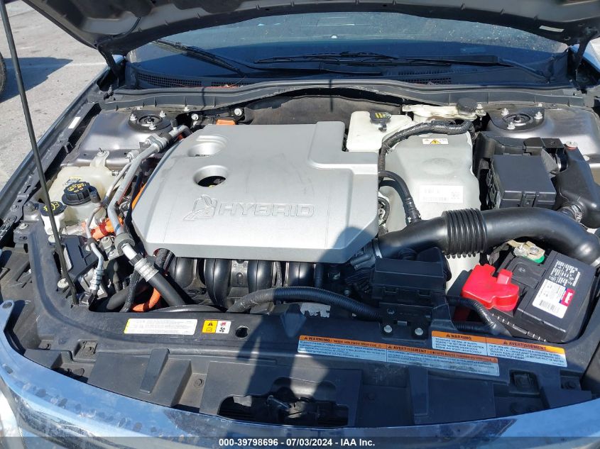 2011 Ford Fusion Hybrid VIN: 3FADP0L39BR108578 Lot: 39798696