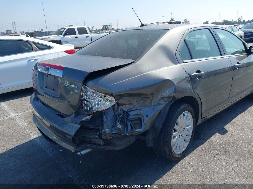 2011 Ford Fusion Hybrid VIN: 3FADP0L39BR108578 Lot: 39798696