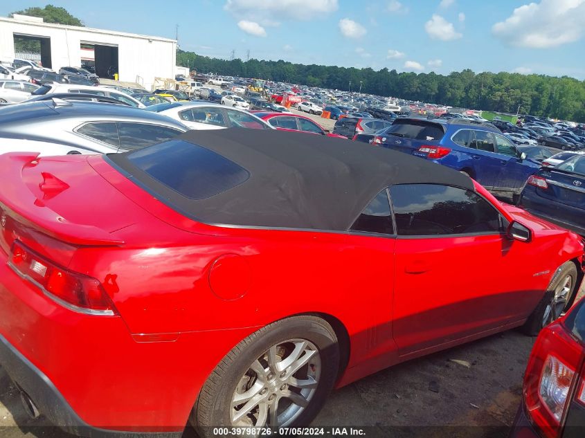 2014 CHEVROLET CAMARO LT - 2G1FB3D3XE9317042