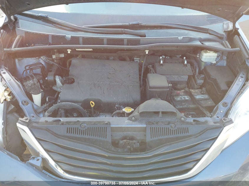 2014 Toyota Sienna Le V6 8 Passenger VIN: 5TDKK3DC6ES504162 Lot: 39798735