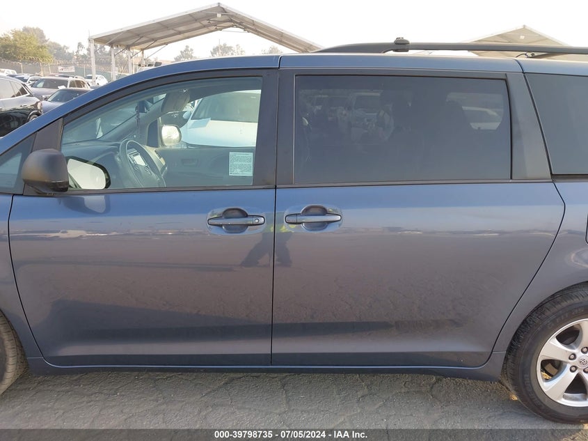 2014 Toyota Sienna Le V6 8 Passenger VIN: 5TDKK3DC6ES504162 Lot: 39798735