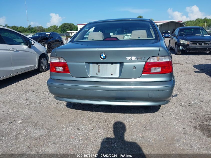 2003 BMW 525 I Automatic VIN: WBADT43463G027999 Lot: 39798747