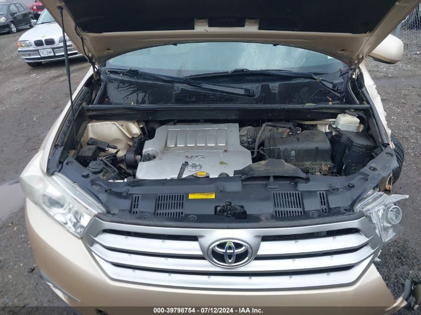 2012 Toyota Highlander Limited V6 VIN: 5TDDK3EH0CS122502 Lot: 39798754