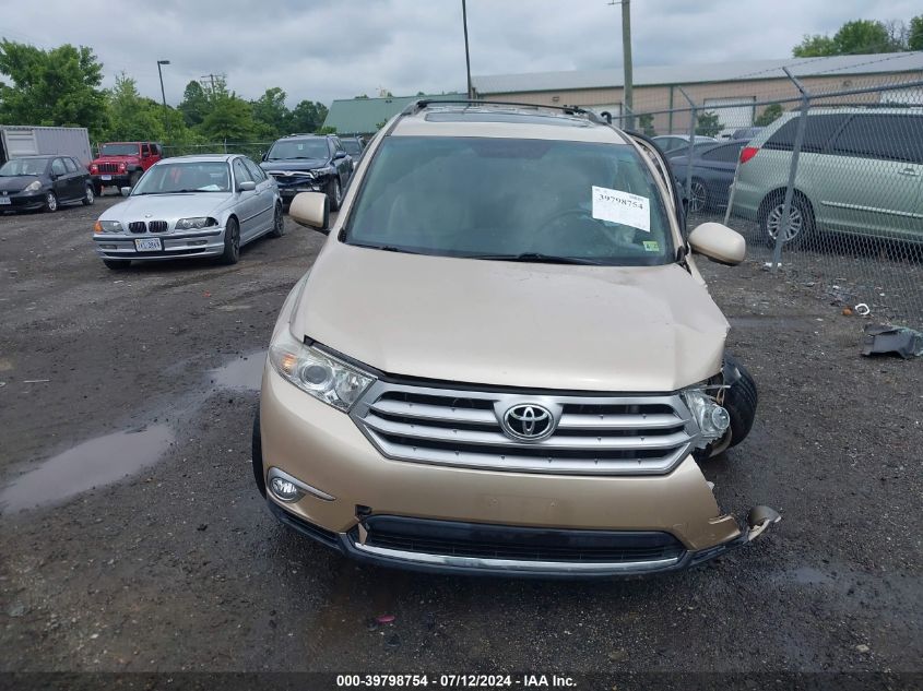 2012 Toyota Highlander Limited V6 VIN: 5TDDK3EH0CS122502 Lot: 39798754