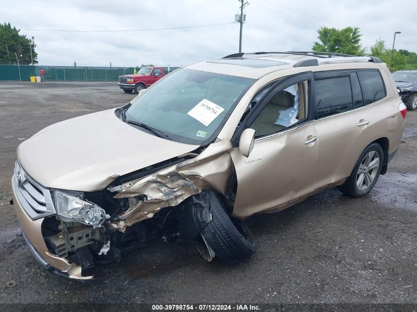 2012 Toyota Highlander Limited V6 VIN: 5TDDK3EH0CS122502 Lot: 39798754