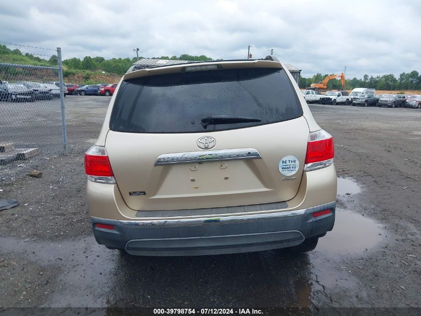 2012 Toyota Highlander Limited V6 VIN: 5TDDK3EH0CS122502 Lot: 39798754