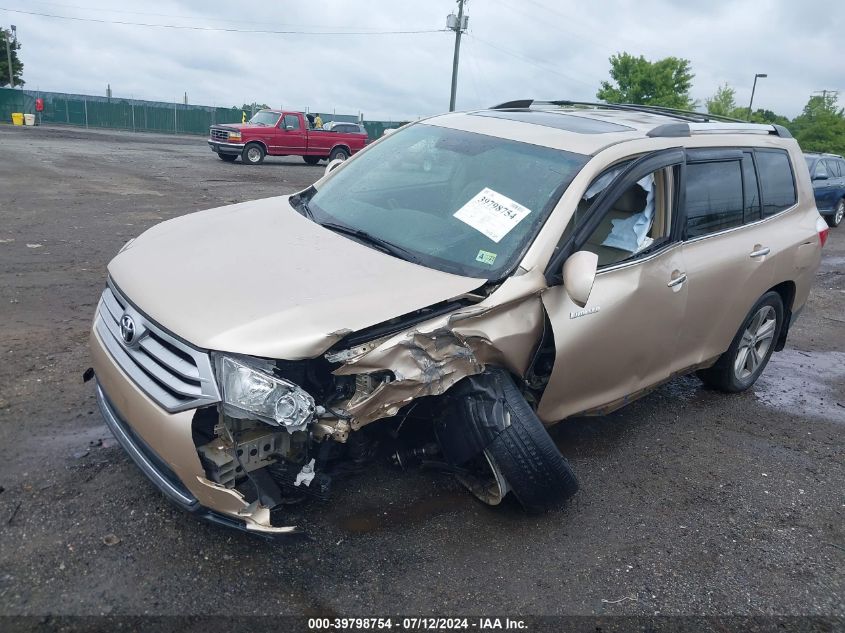 2012 Toyota Highlander Limited V6 VIN: 5TDDK3EH0CS122502 Lot: 39798754
