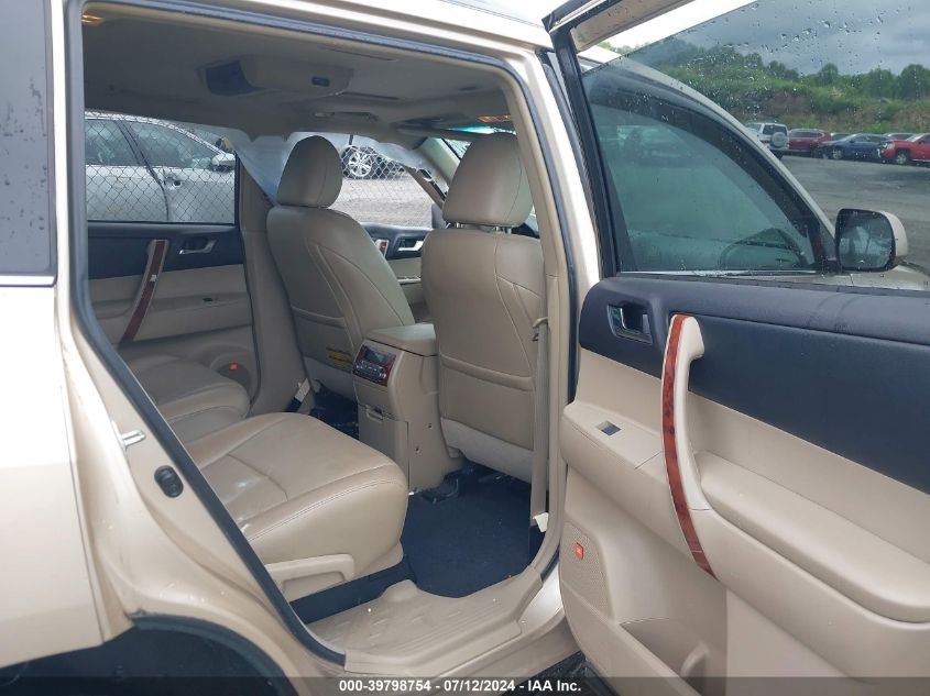 2012 Toyota Highlander Limited V6 VIN: 5TDDK3EH0CS122502 Lot: 39798754