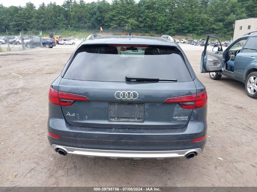 2019 Audi A4 Allroad 45 Premium VIN: WA18NAF46KA109557 Lot: 39798756