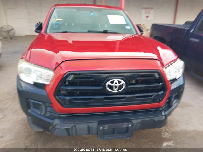 2017 Toyota Tacoma Sr VIN: 5TFRX5GN0HX079755 Lot: 39798764