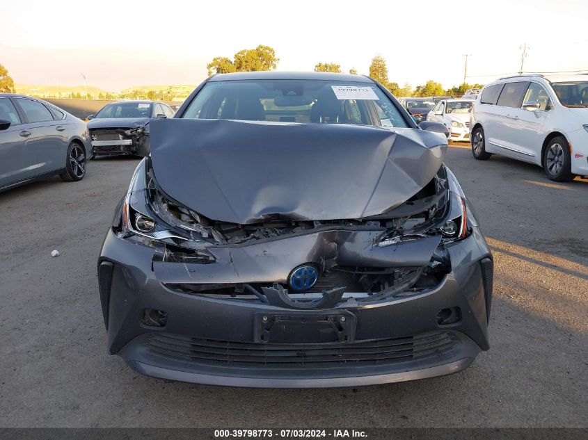 2019 Toyota Prius VIN: JTDKARFU8K3073817 Lot: 39798773