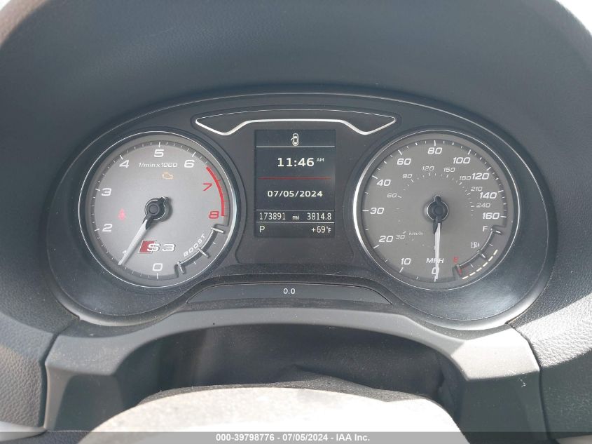 2015 Audi S3 2.0T Premium Plus VIN: WAUBFGFF5F1070170 Lot: 39798776