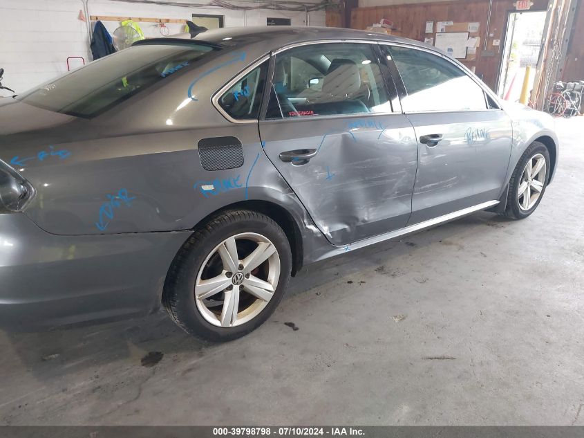 2013 Volkswagen Passat 2.5L Se VIN: 1VWBP7A37DC059974 Lot: 39798798