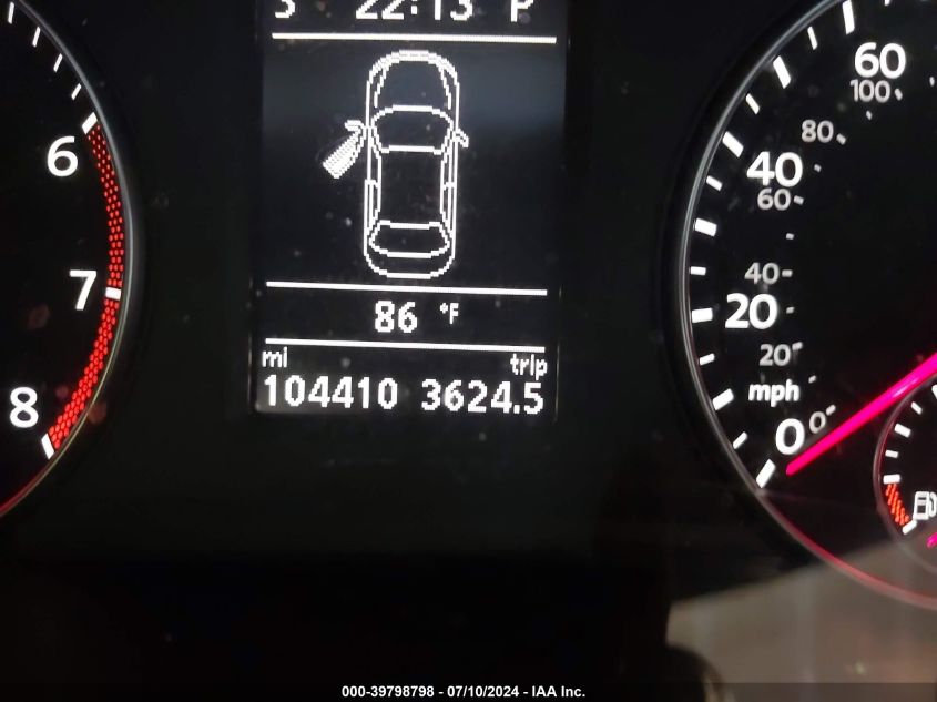 2013 Volkswagen Passat 2.5L Se VIN: 1VWBP7A37DC059974 Lot: 39798798