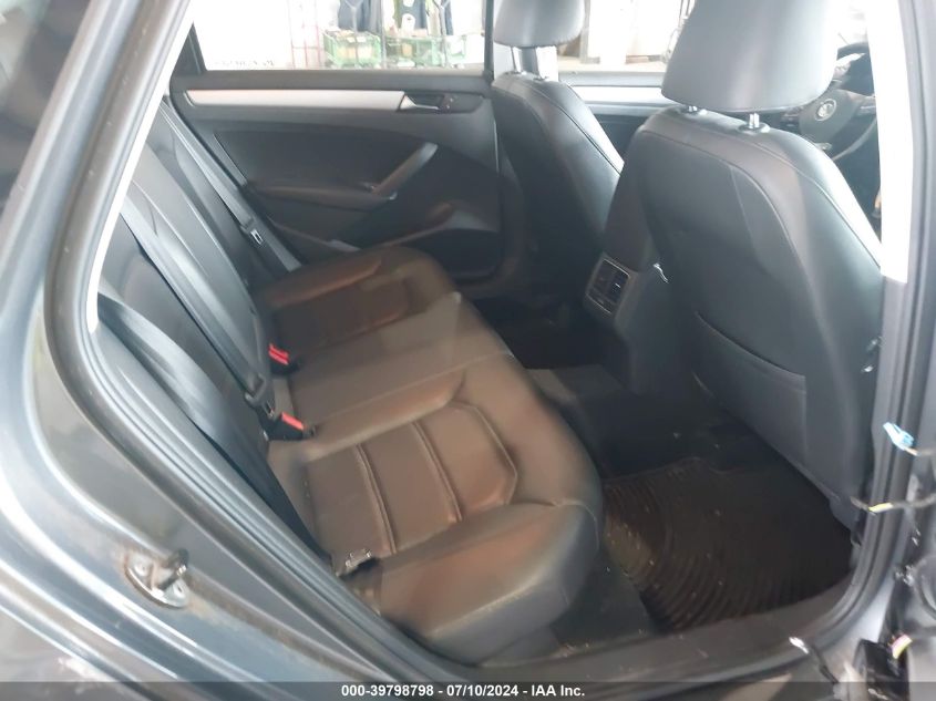 2013 Volkswagen Passat 2.5L Se VIN: 1VWBP7A37DC059974 Lot: 39798798