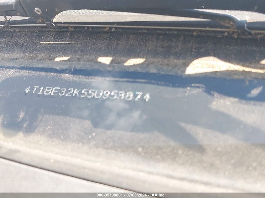 2005 Toyota Camry Le VIN: 4T1BE32K55U953874 Lot: 39798801